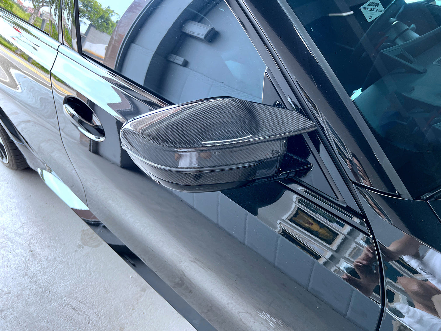 G8X Dry Carbon Fiber Mirror Set