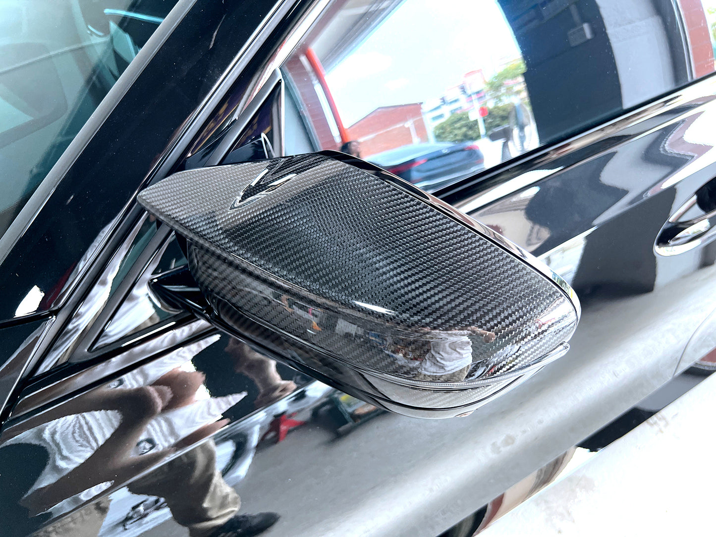 G8X Dry Carbon Fiber Mirror Set