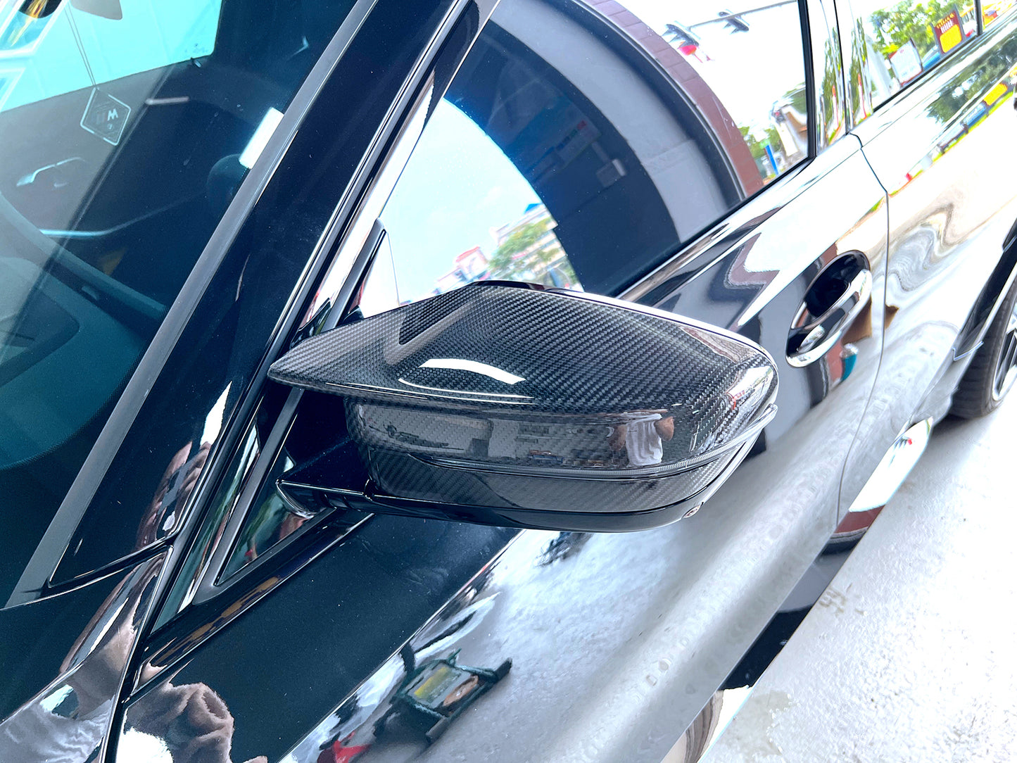 G8X Dry Carbon Fiber Mirror Set