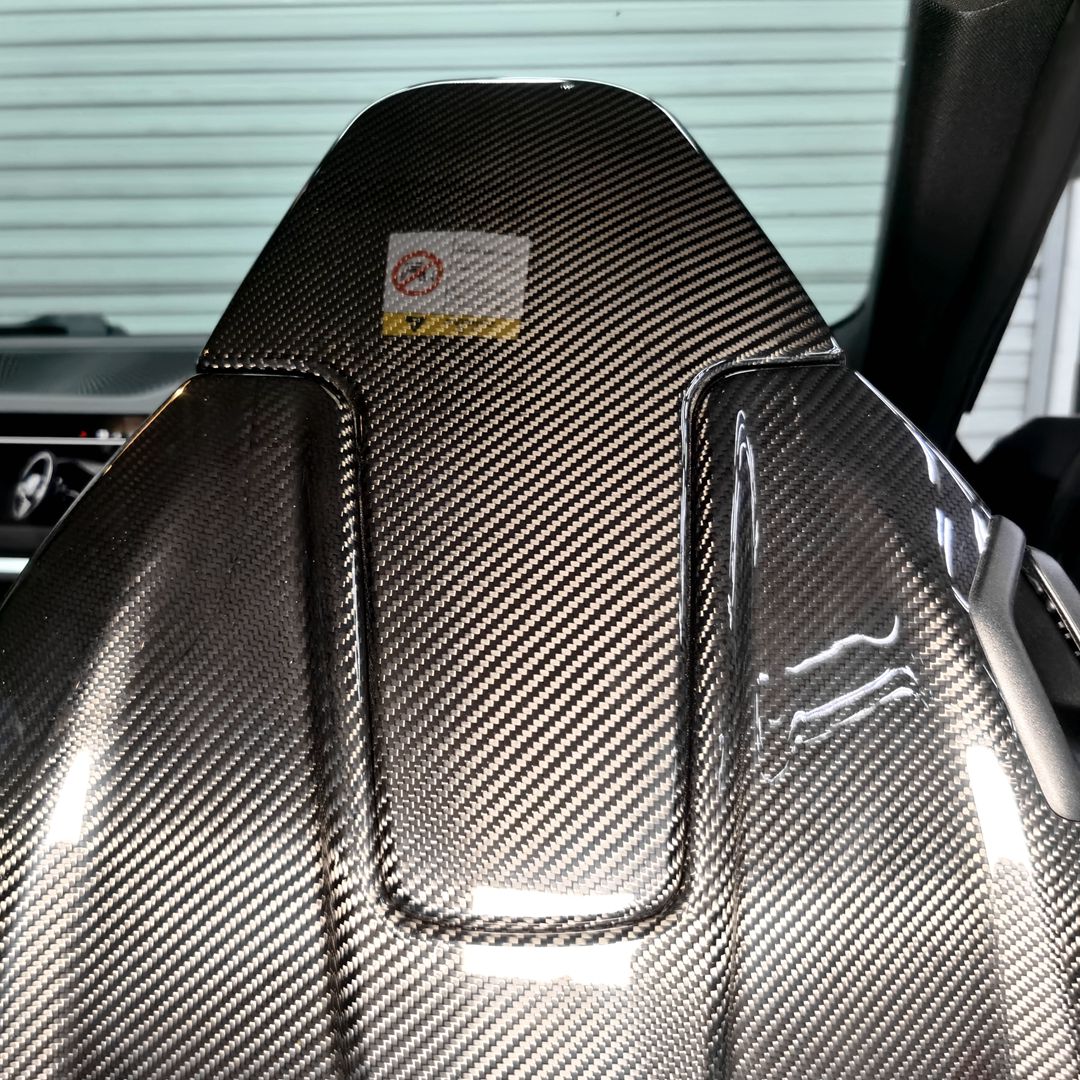 G8X Dry Carbon Fiber Seat Back Covers