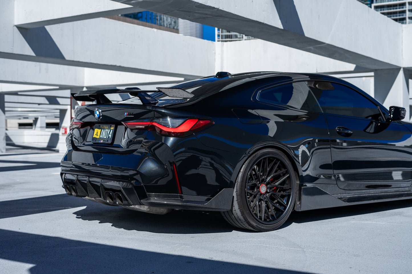 G8X MP Style Dry Carbon Fiber Rear Corners
