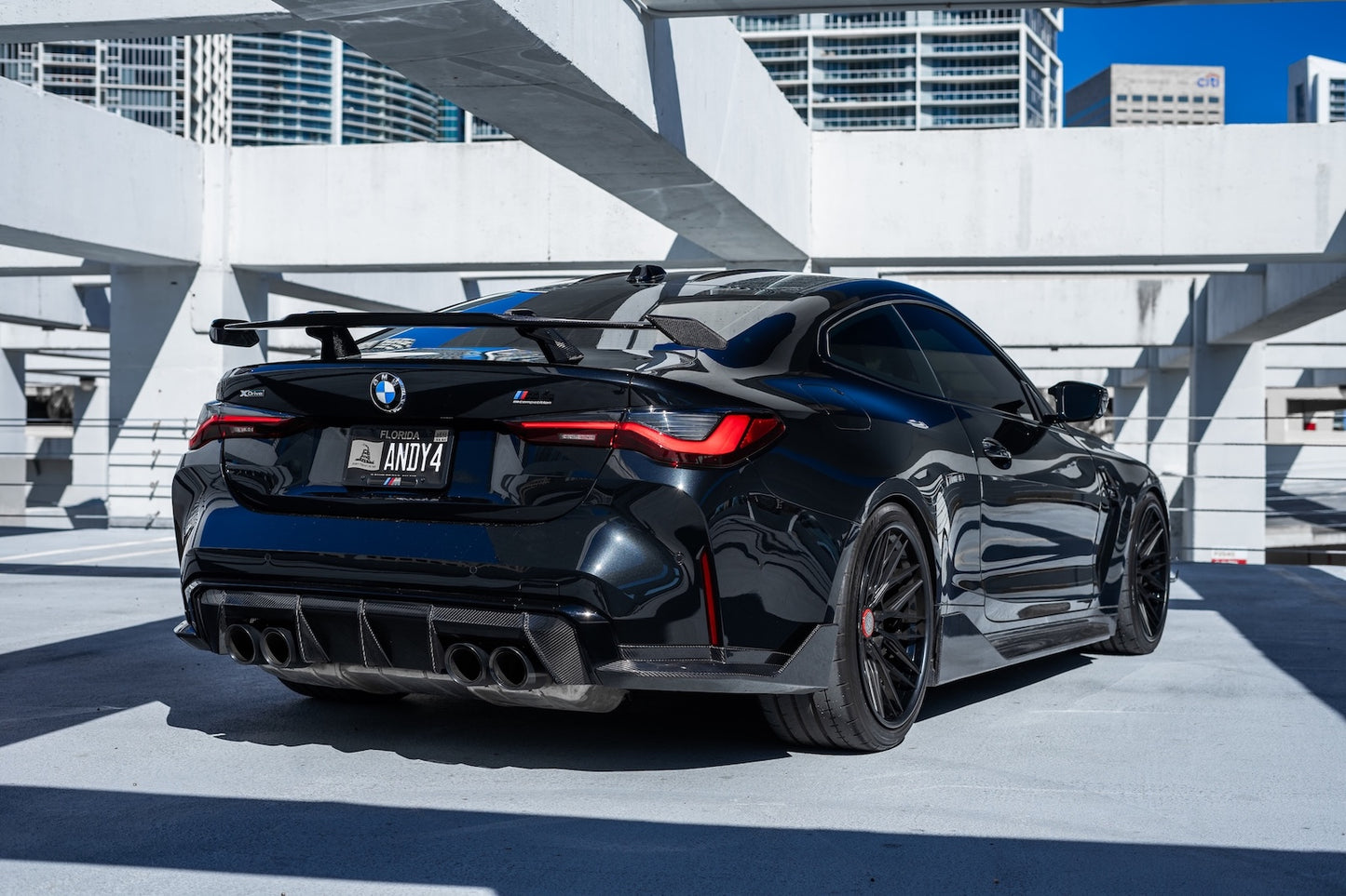 G8X MP Style Dry Carbon Fiber Rear Corners