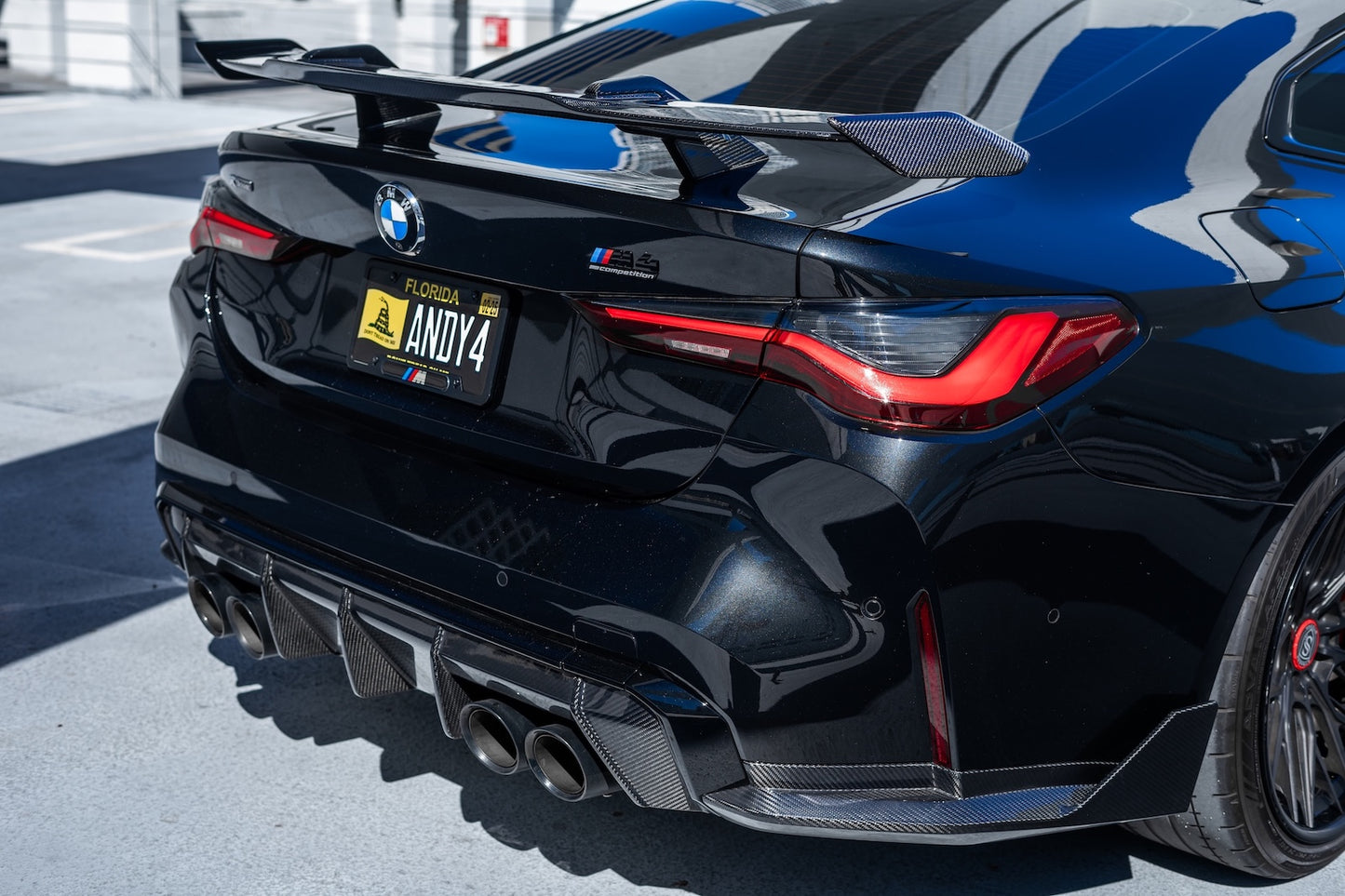 G8X MP Style Dry Carbon Fiber Rear Corners