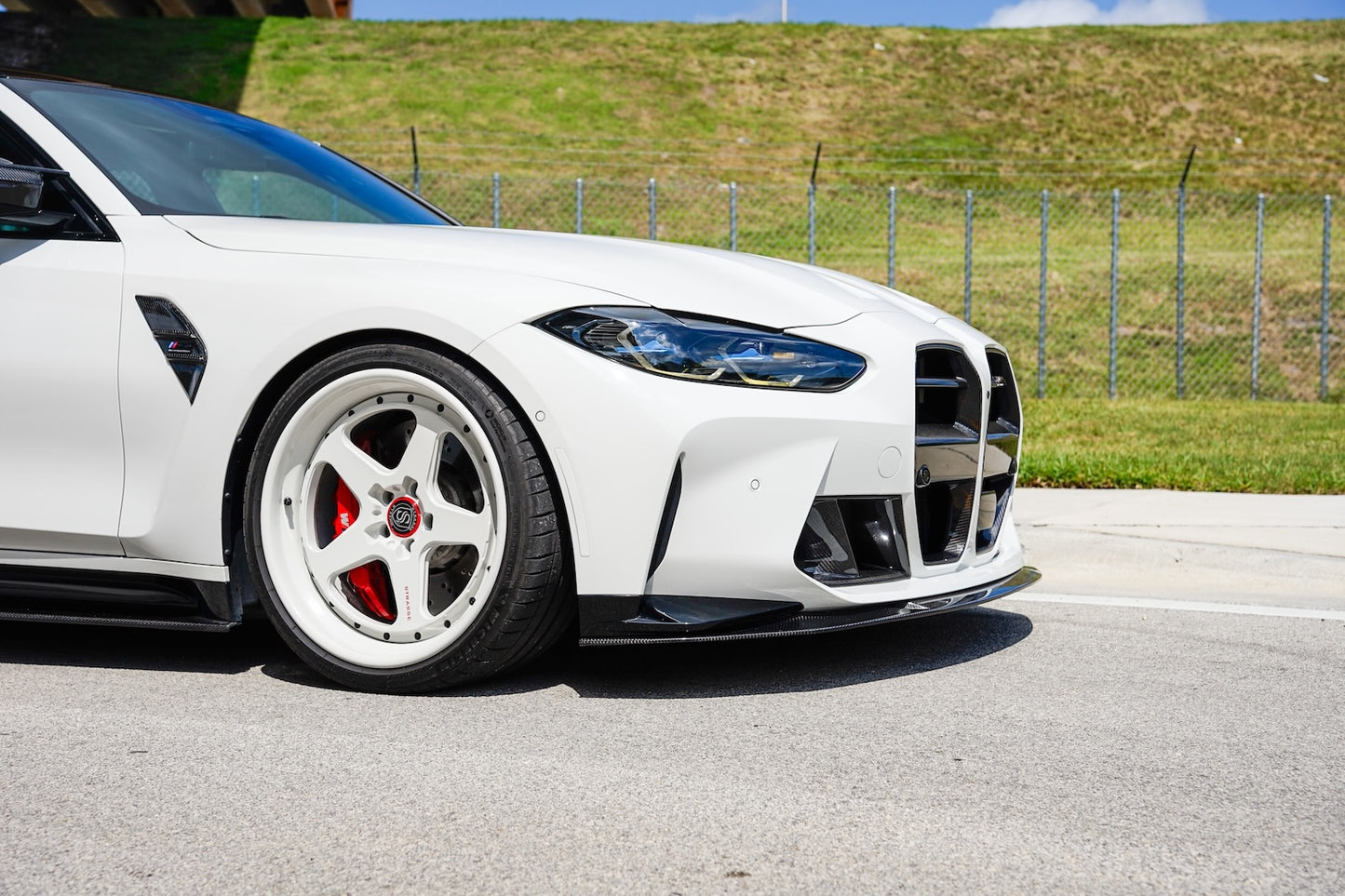 G8X Dry Carbon Fiber R44 MHC Style Front Aero Lip